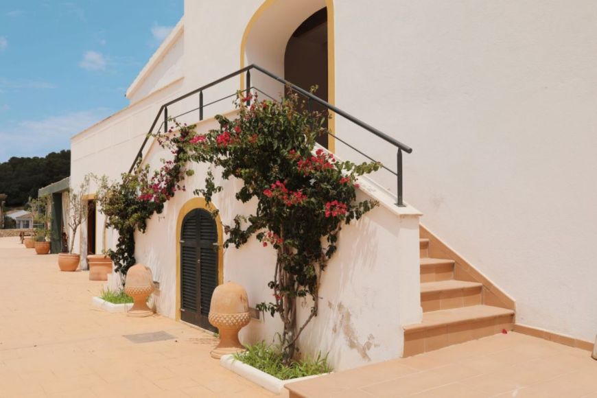 Escalera casa de campo