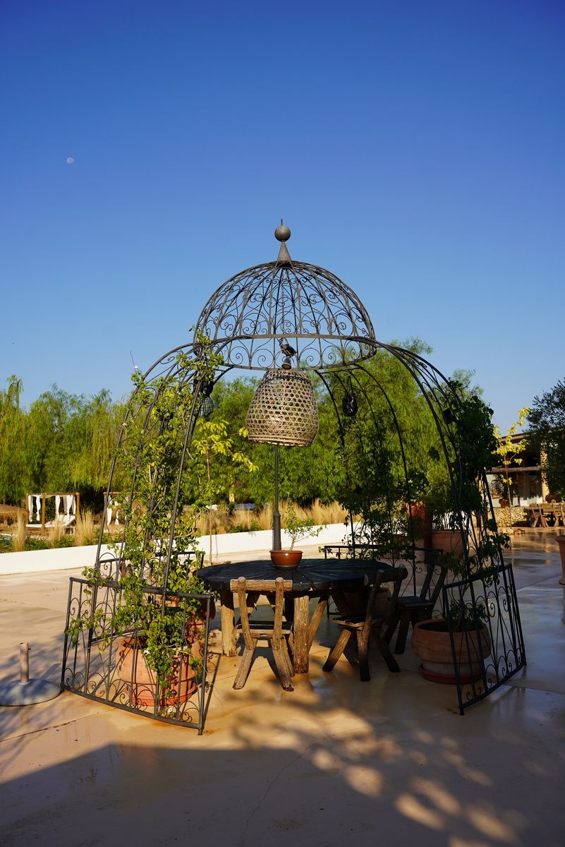 Pérgola jardín Llucatx Menorca